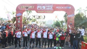 Keseruan Fun Bike Fun Walk di Kabupaten Jepara Memeriahkan Hari Bhayangkara Ke-77