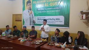 Mustasyar PCNU Kubu Raya, H. Sujiwo Secara Resmi Tutup Pelatihan Standarisasi Guru Al-Qur’an